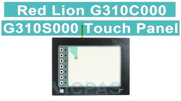 Red Lion G310C000 G310S000 Touch Screen Panel With Protective Film, Lcd Display Repair Replacement