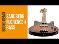 Sandberg florence bass  sound demo no talking