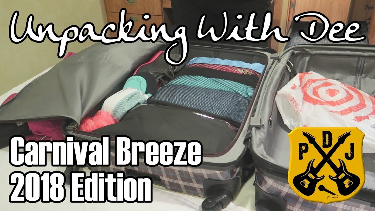 Unpacking With Dee - Carnival Breeze Edition - 14-Day Caribbean Cruise Packing - ParoDeeJay