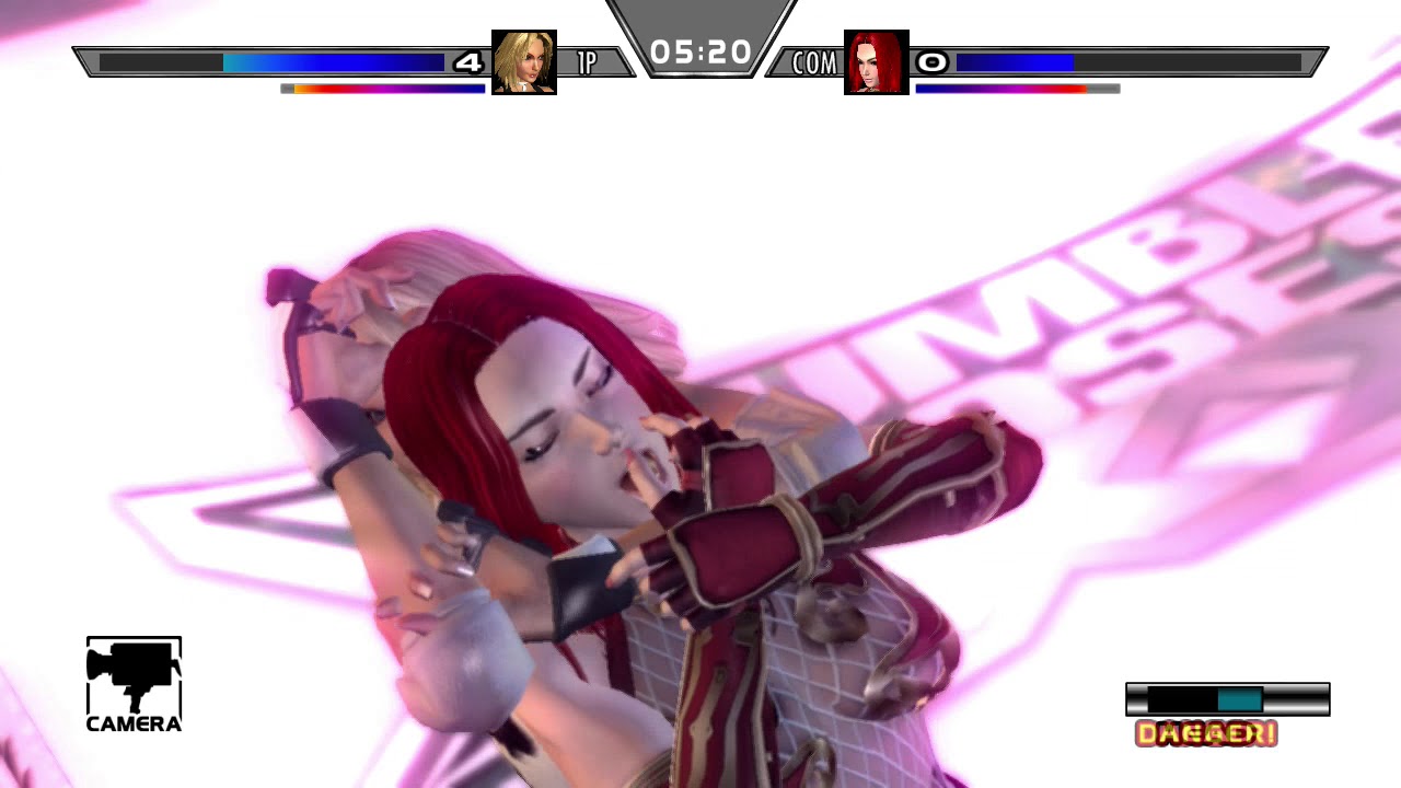 Rumble Roses XX Dixie Clemets vs Yasha