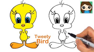 How to Draw Tweety Bird 🐤