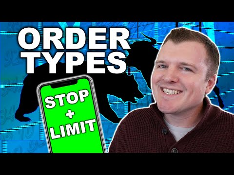 Stock Market Order Types EXPLAINED Limit Stop Stop Limit Trailing Stop 