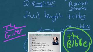 Italics and Punctuating Titles