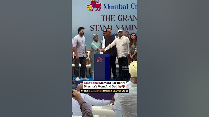 Rohit Sharma new stand  wankhede stadium inauguration #rohitsharma #mumbaicharaja #hitman #trending