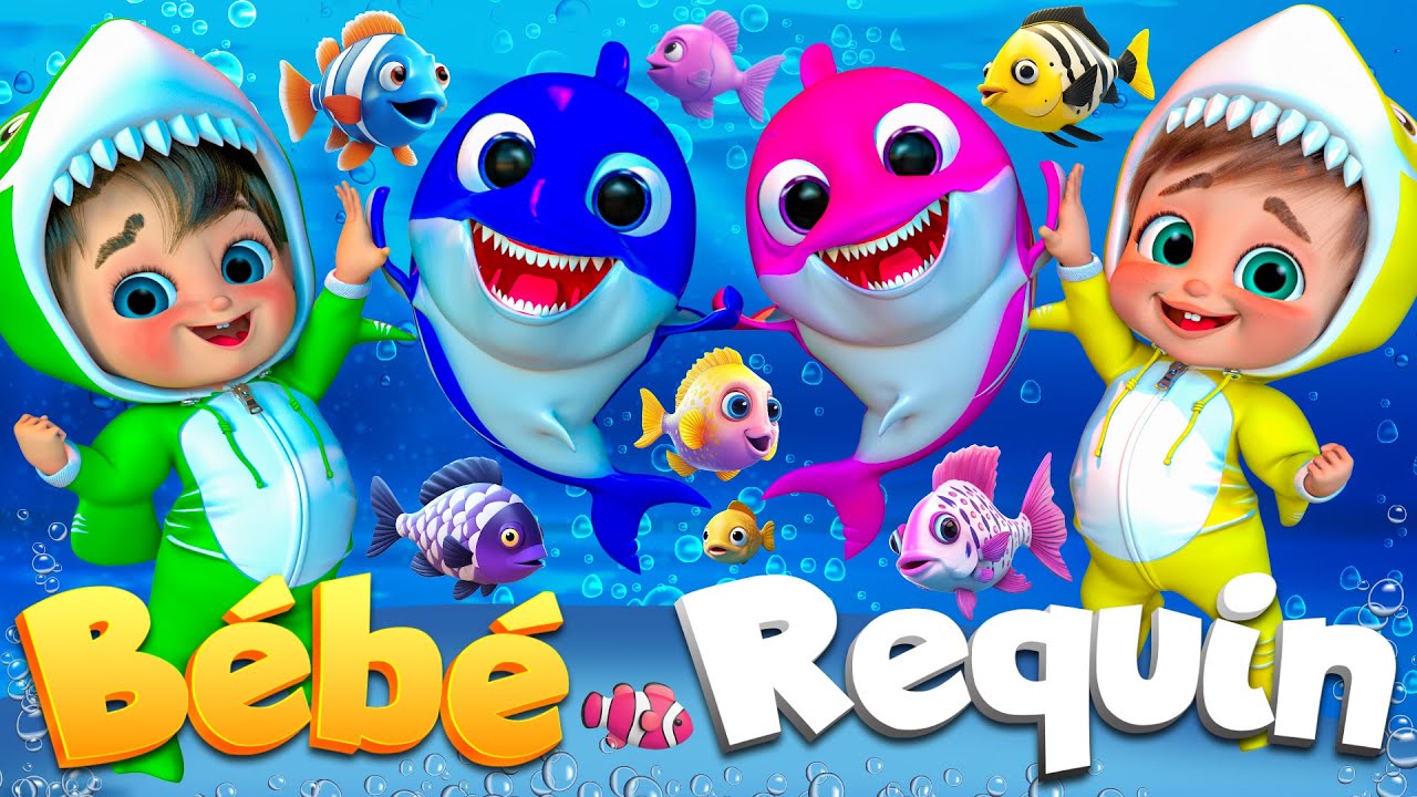Bébé Requin et l’Océan | Une Chanson Amusante et Ludique 