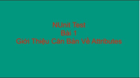 NUnit Test