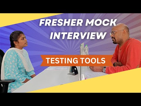 Fresher Mock Interview | Testing tools | Best Training Institute in Hyderabad | #vcube
