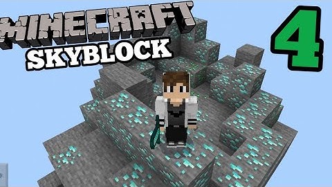 Minecraft PE - SkyBlock - Diamond SkyBlock - Part 4