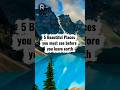 Top 5 places you must see before you leave earth 🌎 #shorts