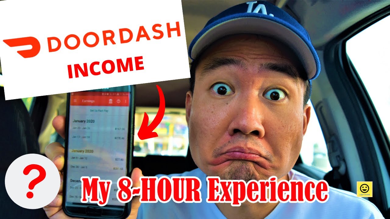 DOOR DASH How Much I Made in a Day (8 Hours) Door Dasher Pay