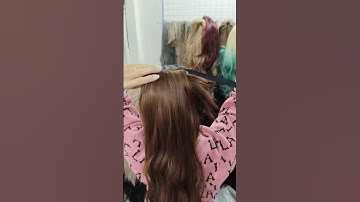Tóc giả cột đuôi ngựa xoăn lọn dài nhất #toccot #wigs