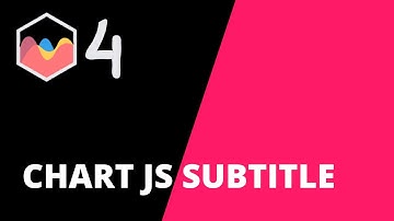 Chart JS Subtitle in Chart JS 4