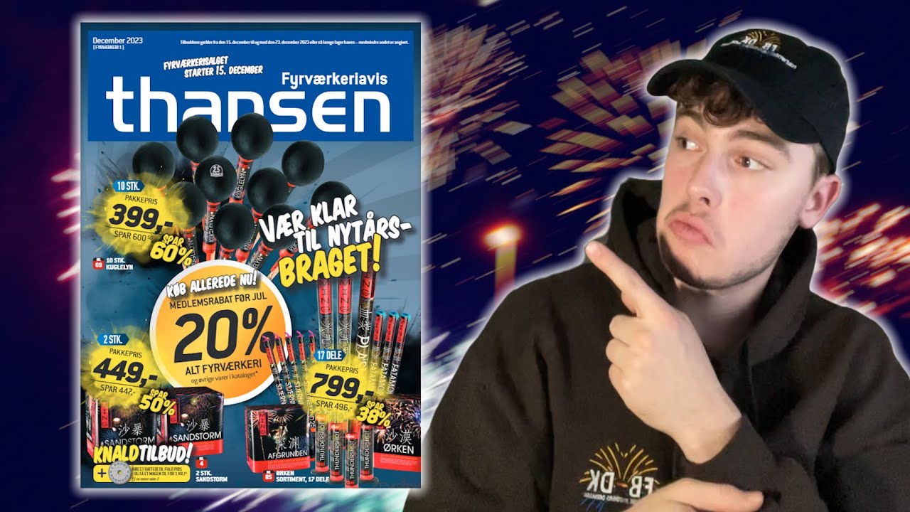 Et Kig På Thansens Nye Fyrværkeri Katalog | 2023-2024