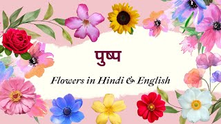 पुष्प - Pushp - Flowers in Hindi & English