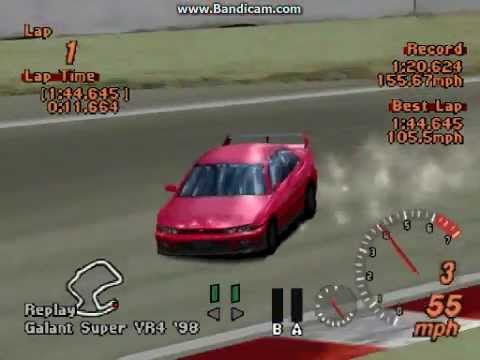 Mitsubishi Galant Super Vr 4 98 Gran Turismo 2 Youtube