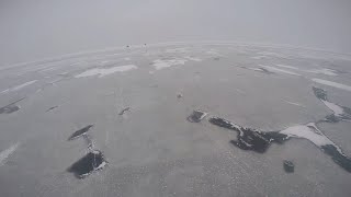 Ice fishing Oneida lake walleye 1 18 20 (Aqua-Vu)