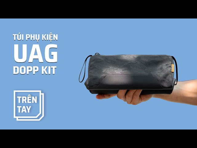 UAG Dopp Kit: túi đựng phụ kiện hoàn thiện tốt, thiết kế "quá" đơn giản [Trên tay]