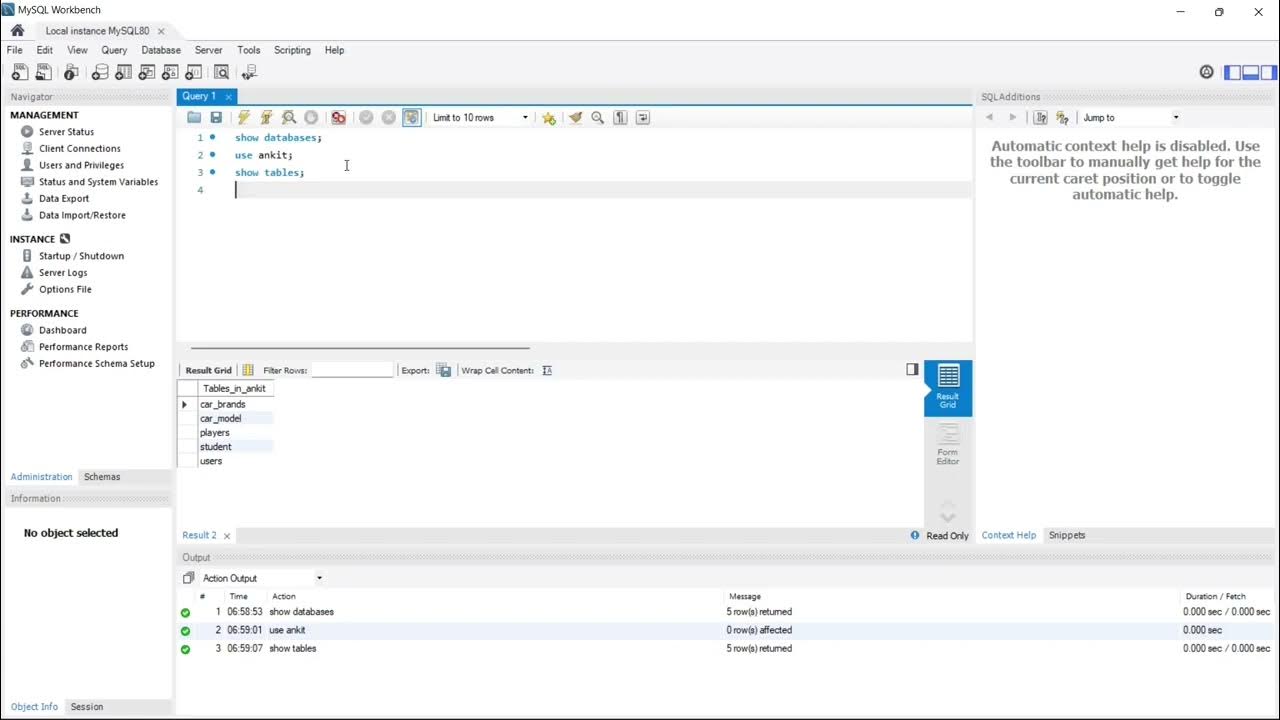 MYSQL Session 7 - YouTube