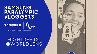 Have You Tried the #WorldLens Yet?! | Tokyo 2020 Day 11 | Samsung Paralympic Vloggers screenshot 1