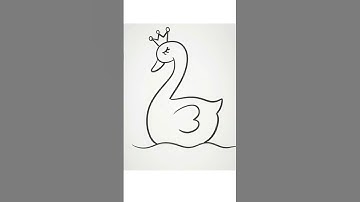 Creative Duck Drawing with Number 9 | Easy Art Idea for Kids | 9 Number Drawing Tutorial #NumberArt