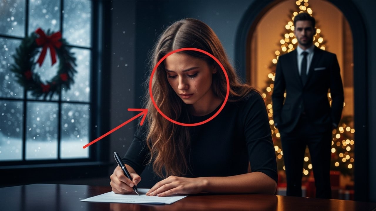 Crying she signs the divorce papers on Christmas unaware she is the wife of the Mafia Boss