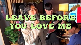 Download lagu 'Leave Before You Love Me' by Marshmello & Jonas Brothers (Band Cover)
