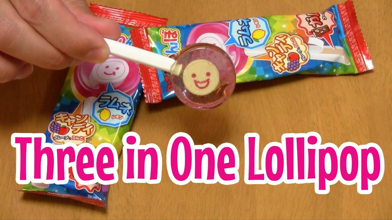 Three in One Lollipop かわりんぼ YouTube
