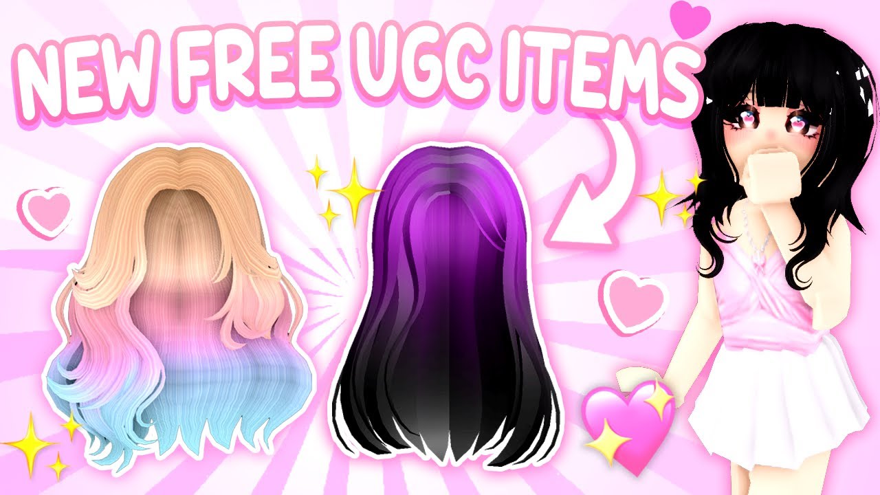 Trying to get new free UGC hair in Roblox! 