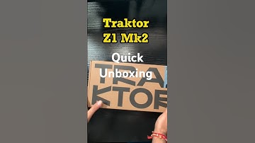 #Traktor Z1MK2 NEW Unboxing  ASMR - DJ Controller by Native Instruments
