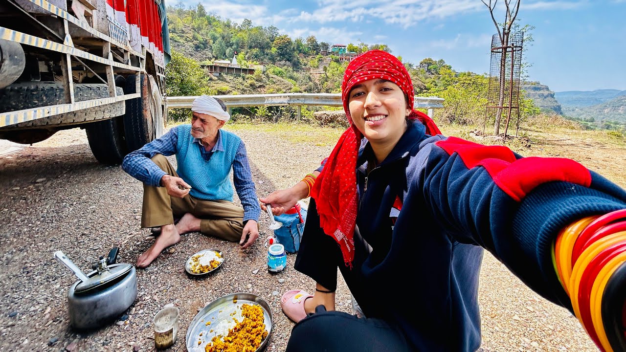 Truck m Banaya Khana Bhut Time Baad Osm view #himachalpradesh