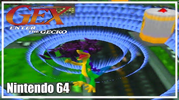 Gex 64: Enter The Gecko 100% Nintendo 64 Walkthrough (Gexzilla vs. Mecharez)