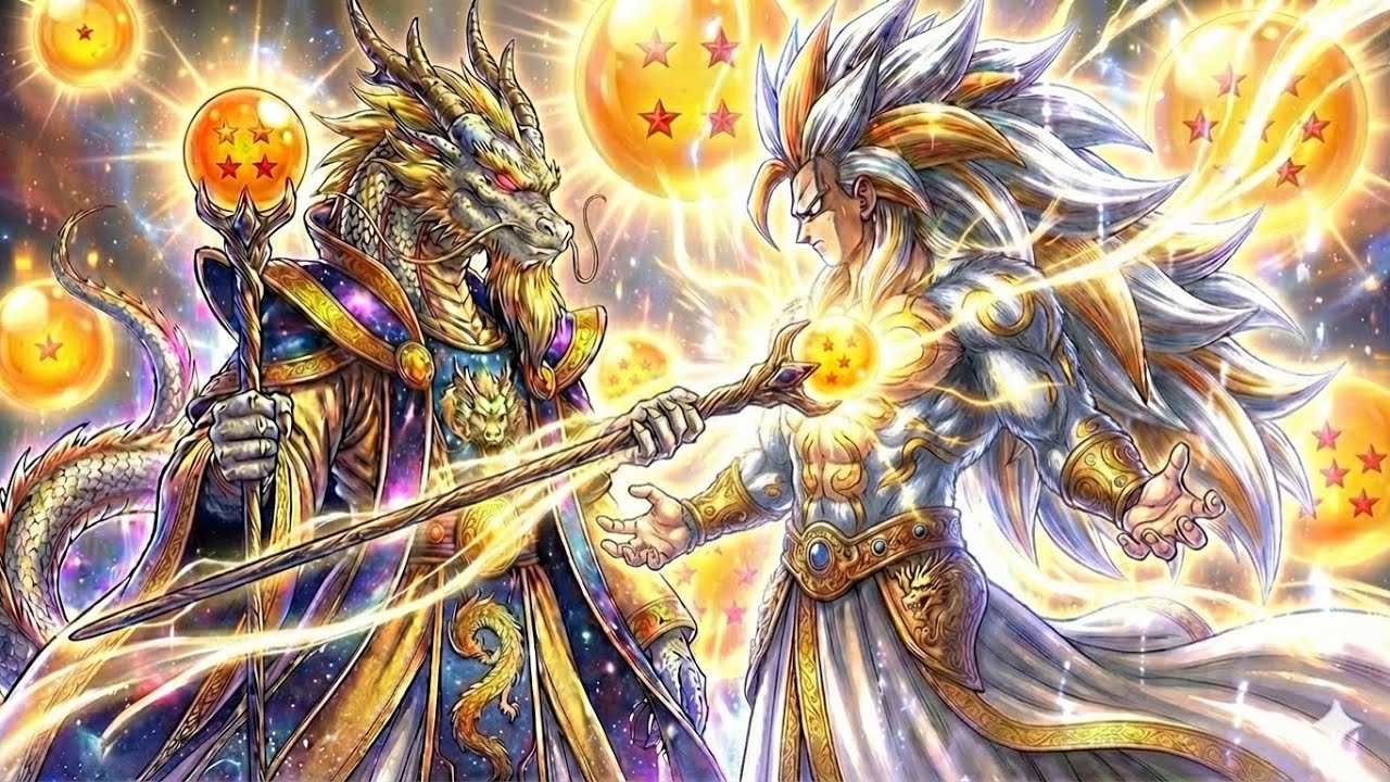 Goku el portador del poder Omnipotente del Dios Dragón Zarama, el Saiyan Sagrado del Universo  