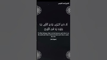 { طه ، مَاۤ أَنزَلۡنَا عَلَیۡكَ ٱلۡقُرۡءَانَ لِتَشۡقَىٰۤ }#سورة_طه