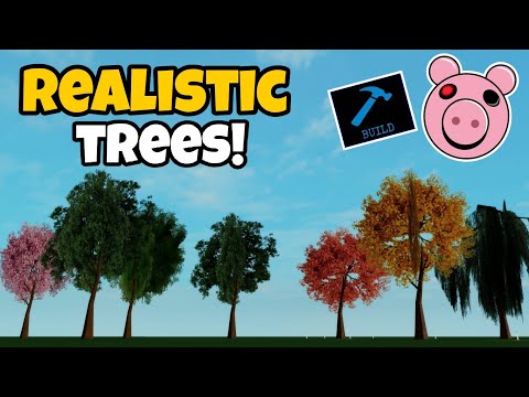 How to Make Realistic Trees in Roblox Piggy Build Mode!
