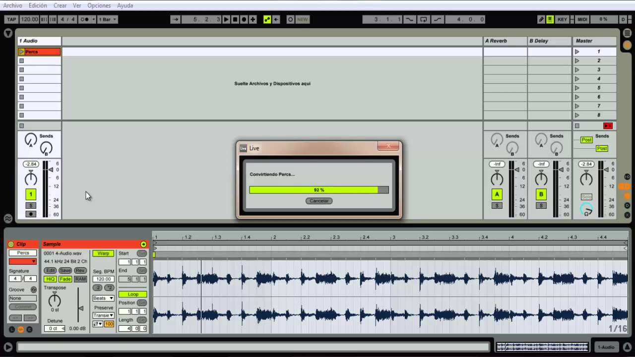 6 - Novedades de Ableton Live 9 - Audio a Percusiones Midi (En Español ...