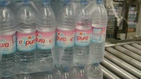 Dual Rotary Arm Stretch Wrapper - Water Bottles