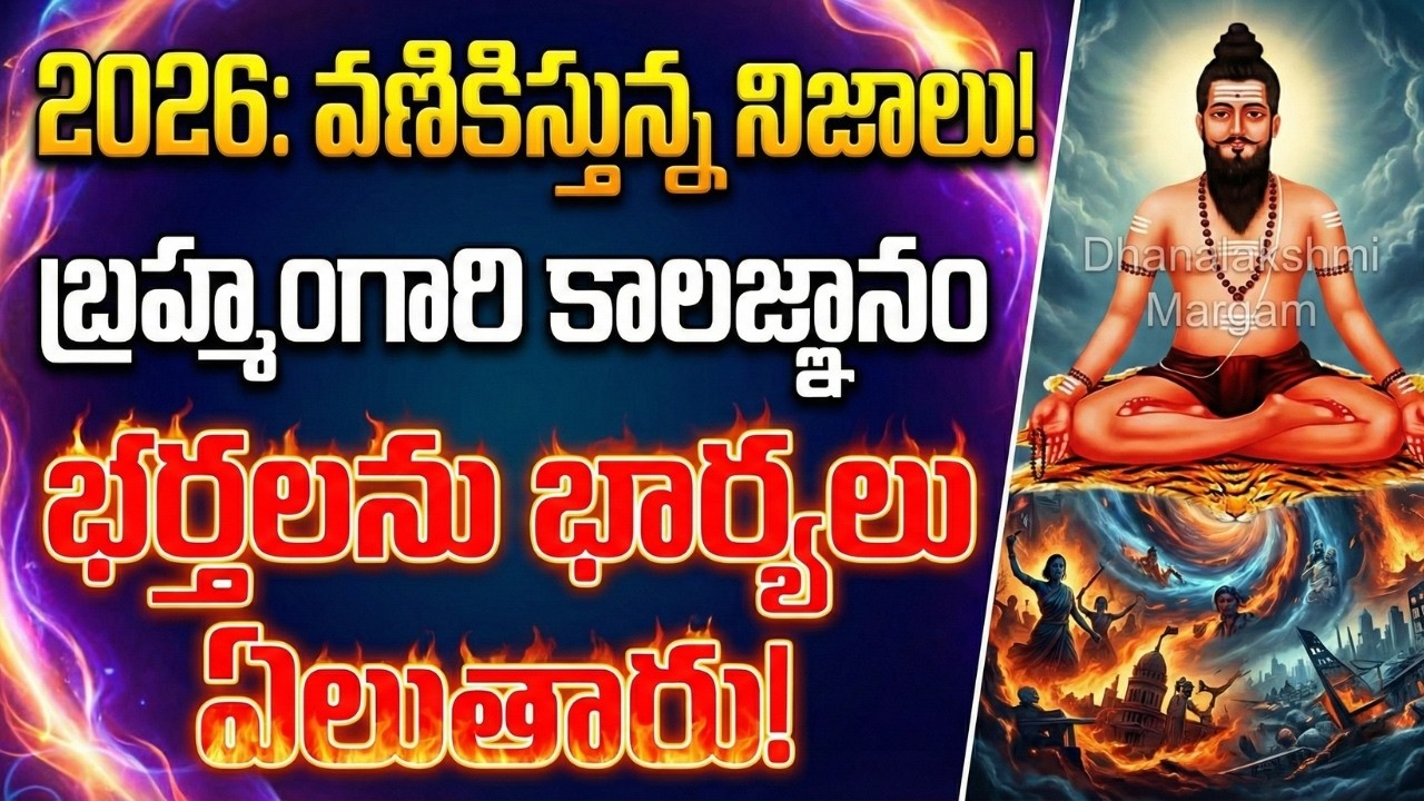 2026లో బ్రహ్మంగారు చెప్పిన ఆ ఘోరం నిజం కాబోతుంది! || Brahmamgari Kalagnanam 2026