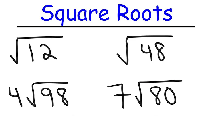 How To Simplify Square Roots