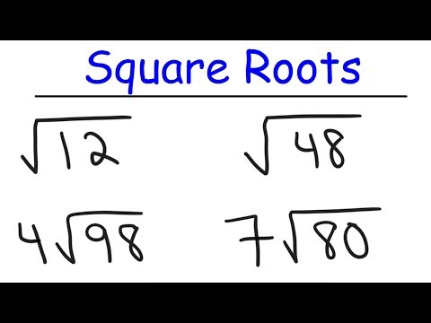 How To Simplify Square Roots