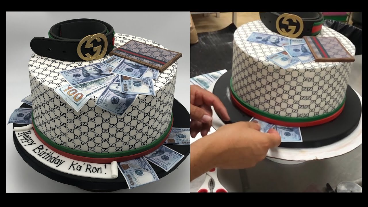 Como Hacer un Pastel de Gucci. How to Make a Gucci Cake. - YouTube