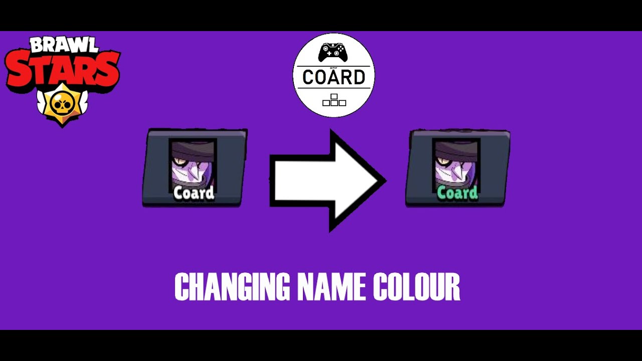 Changing The Nickname Color in Brawl Stars - YouTube