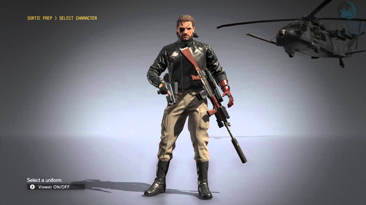 Leather Jacket Showcase Metal Gear Solid V The Phantom Pain YouTube