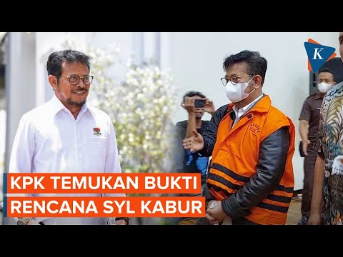 Syahrul Yasin Limpo Dikhawatirkan Kabur, KPK Temukan Buktinya