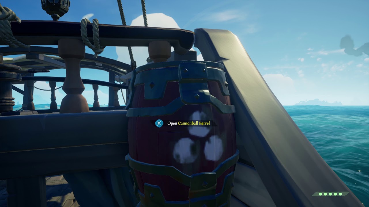 Canonball Barrel Glitch *Sea of Thieves* YouTube