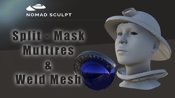 Nomad Sculpt - Combine Split & keep the Mask & Multires & Simple Merge (LOW POLY V1.65 - 25.12.2021)