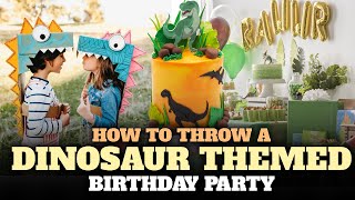 How to Throw a Dinosaur themed Kids Party - By Yombu