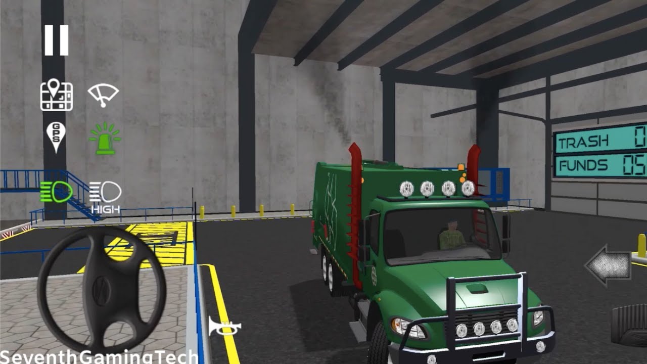 Freight Truck City Environment Care Station 🚛♻️ Trash Truck Simulator Gameplay (Android, iOS) FHD