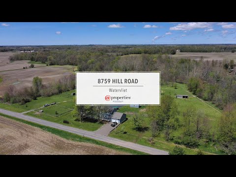 8759 Hill Road, Watervliet, MI home video tour