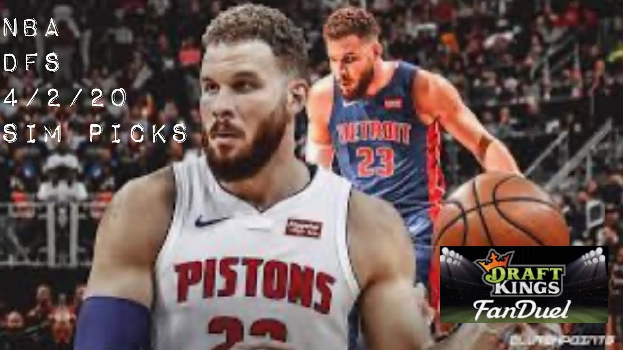 NBA DFS PICKS 4/2/20 FANDUEL & DRAFTKINGS KINGS DFS GAMES SIM 3 slate ...