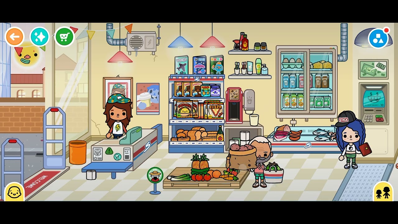 Joy and father going to shopping 